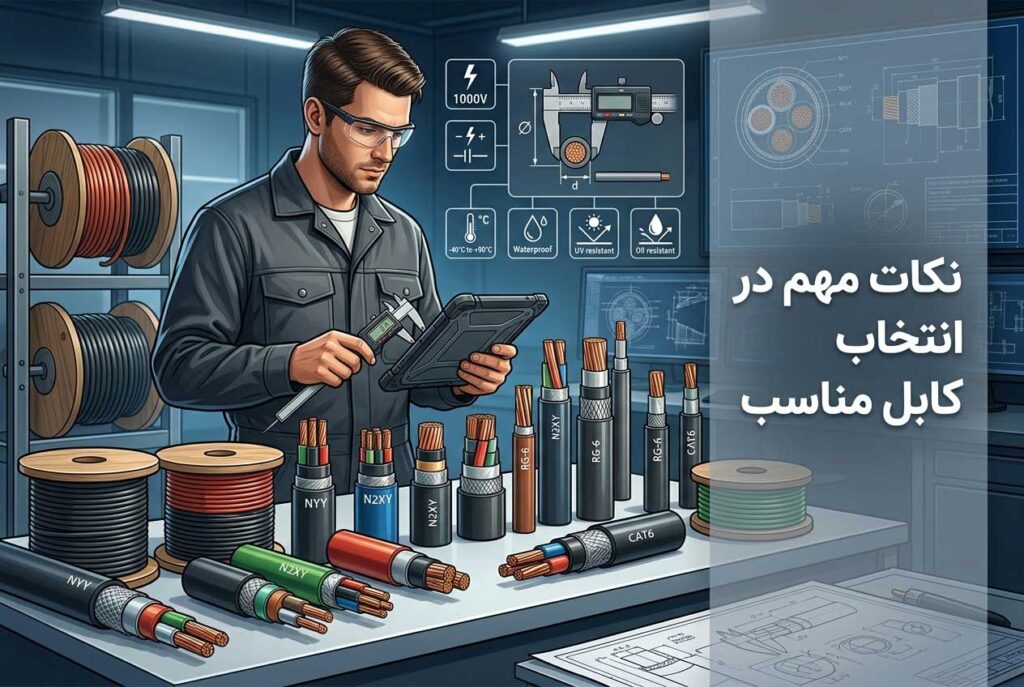 نکات مهم در انتخاب کابل مناسب
